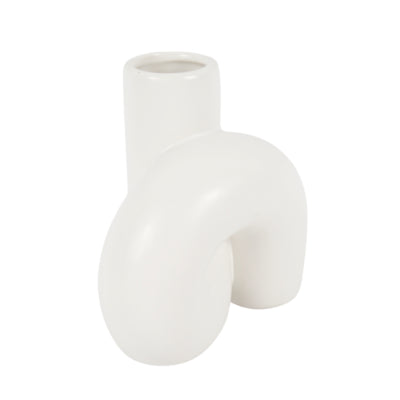 Vaso twist bianco 11,5 cm | 16 pezzi