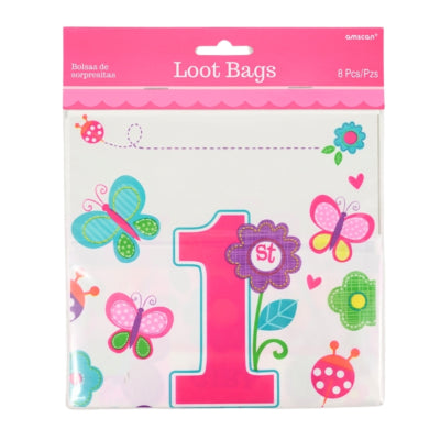 Ty par bags primo compleanno compleanno ragazza set di 8 | 24 pezzi