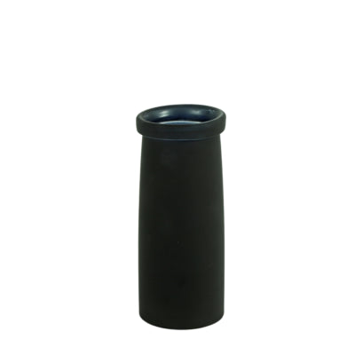 Countryfield florero tubo missy s negro 19 cm | 12 piezas