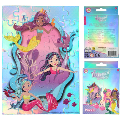 Puzzle licenza olografica 35 pezzi 21 x 15 cm 4 assortiti | 24 pezzi