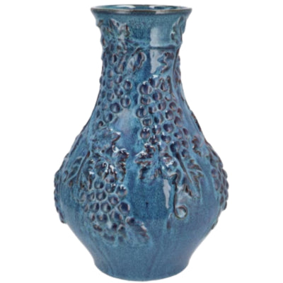 Vaso Daan in legno curvato uva blu 35 cm | 4 pezzi