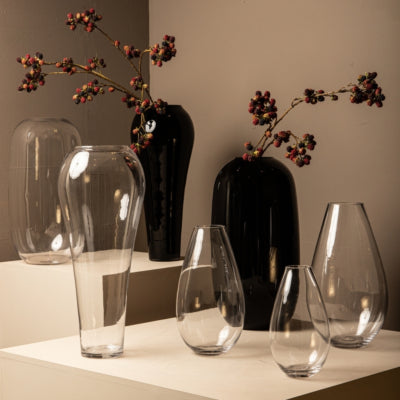Ptmd florero volteador transparente 55 cm | 2 piezas