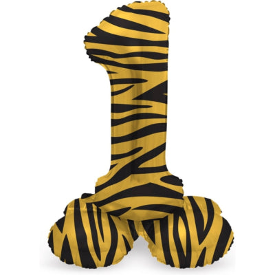 Globo foil folat de pie 1 tigre 41 cm | 20 piezas