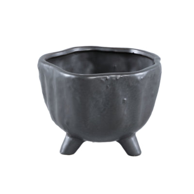 Ptmd vaso da fiori ricco s nero 18 cm | 6 pezzi