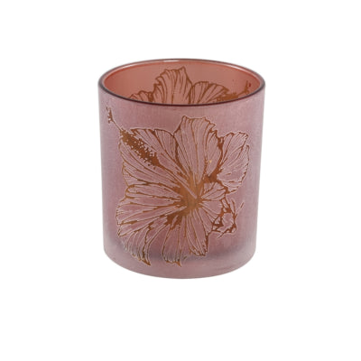 Portacandele Ptmd ailani vetro 8 cm | 12 pezzi