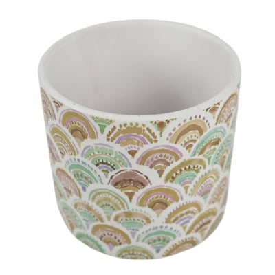 Maceta cerámica multicolor 13,5 cm | 6 piezas