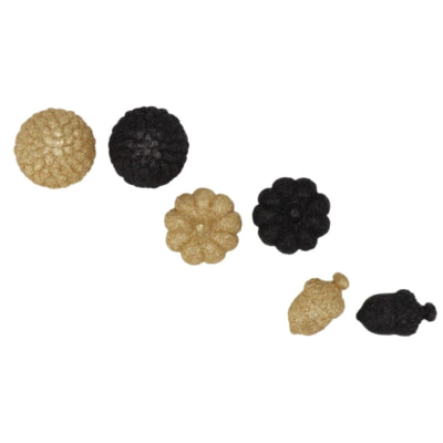 Estatua de benthout Daan jingle dorado negro 6 cm 6 surtidos | 24 piezas