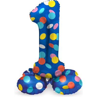 Globo foil folat de pie 1 puntos 41 cm | 20 piezas