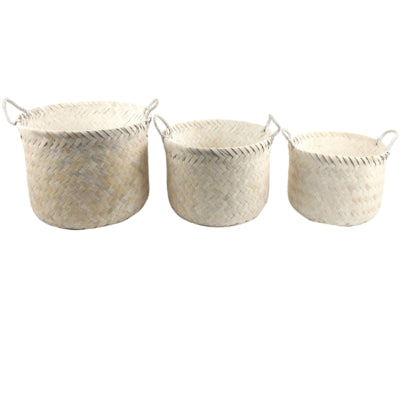 Cesta Countryfield rosita crema 41,5 cm juego de 3 | 2 piezas