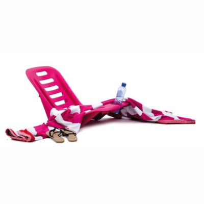 Sedia a secchiello da spiaggia Waimea bianca 55 cm | 6 pezzi