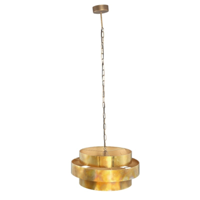 Lampada a sospensione Ptmd Zanth color oro 52 cm | 2 pezzi