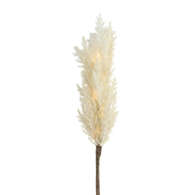 Countryfield ramo artificiale astilbe led su batteria crema 90 cm | 12 pezzi