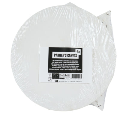 Tela para pintar lienzo 30 cm 4 juego de 4 surtidos b-choice | 6 piezas