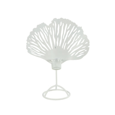 Portacandela Countryfield lizet s bianco 40 cm | 4 pezzi