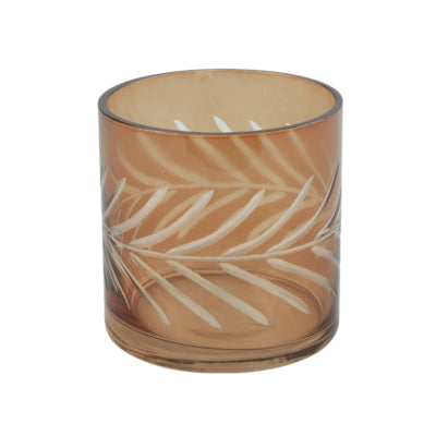 Portacandela Countryfield Vesta Ambra 10 cm | 12 pezzi