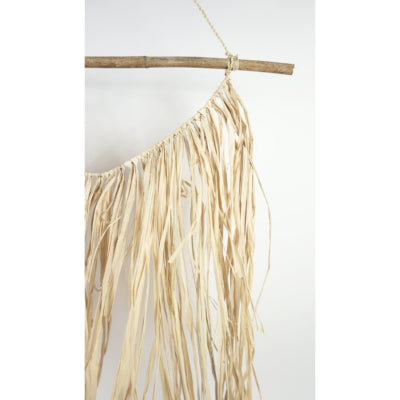 Decorazione murale salsa di rafia 60 cm | 18 pezzi