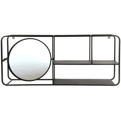 Appendiabiti da parete Countryfield Ascona Nero 98 cm | 2 pezzi