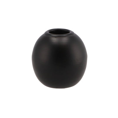 Candeliere Daan in legno curvato dobra sfera nero 6 cm | 12 pezzi
