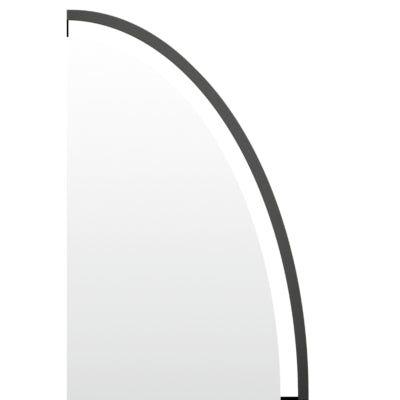 Espejo de pared Len-fra salem negro 60 cm | 2 piezas