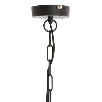 Lámpara colgante Light living kasper negro 55 cm | 2 piezas