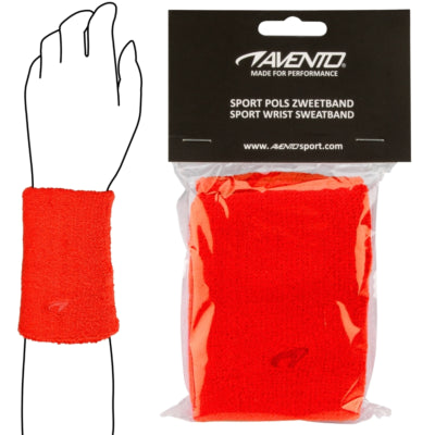 Avento Sport polsino antisudore arancione set da 2 | 25 pezzi