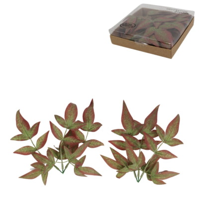 Decoración decorativa para el hogar hojas detillandsia 12 cm 6 surtidos | 24 piezas