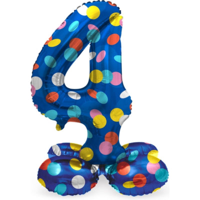 Globo foil folat de pie 4 puntos 41 cm | 20 piezas