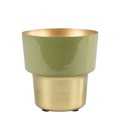 Maceta Countryfield madina s verde oliva 10 cm | 12 piezas