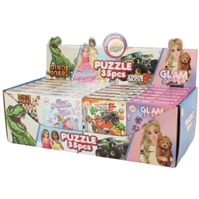 Puzzle 21 cm 35 pezzi 4 assortiti | 24 pezzi