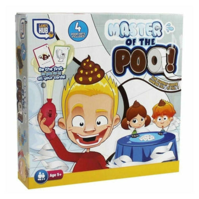 Grafix gioco di carte Master of the Poo 27 cm | 6 pezzi