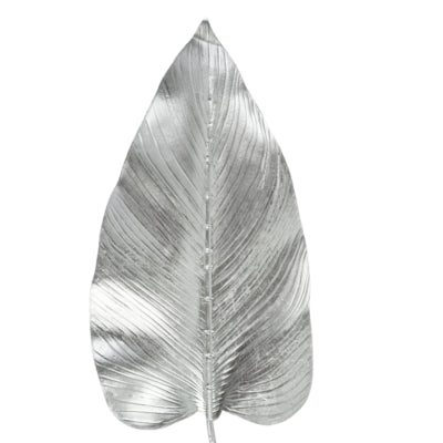 Hbx ramo artificiale strelitzia color argento 100 cm | 20 pezzi
