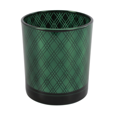 Portavelas Countryfield verde darci 10 cm | 12 piezas