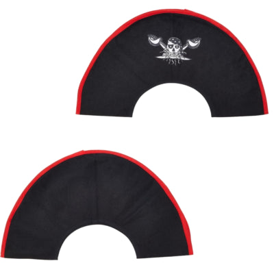 Cappello da pirata Folat in feltro nero 47 cm | 12 pezzi