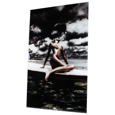 Ptmd pintura sobre vidrio arte exclusivo poseila de macandrew 150 x 100 cm