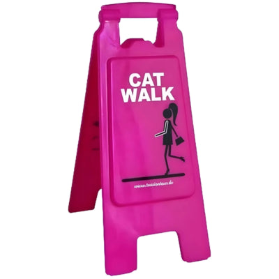 Piatto da pavimento passerella per gatti rosa 62 cm | 12 pezzi