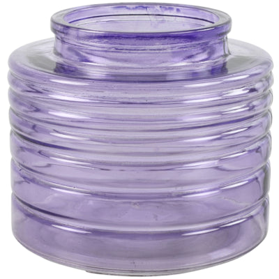 Vaso Countryfield Alinda in vetro viola 14 cm | 12 pezzi
