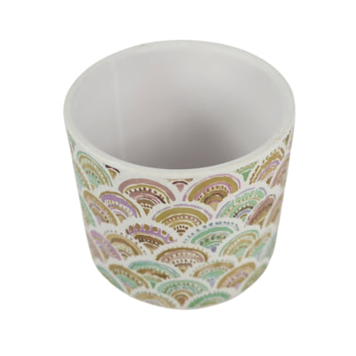 Maceta cerámica multicolor 12 cm | 12 piezas