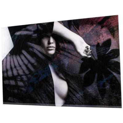 Ptmd dipinto su vetro arte esclusiva Shady Lady di Monaco 150 x 100 cm