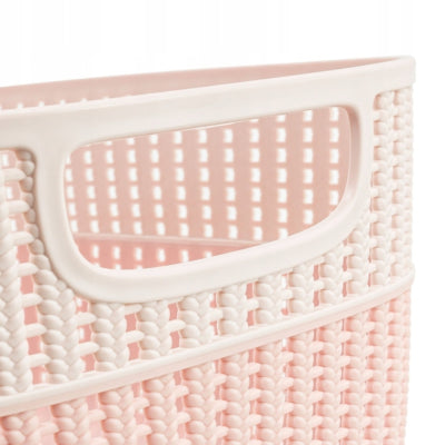 Cesto portabiancheria rosa 23,5 cm 3,5 l | 10 pezzi
