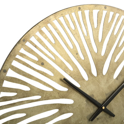 Ptmd Reloj de pared derandi dorado 59 cm | 4 piezas