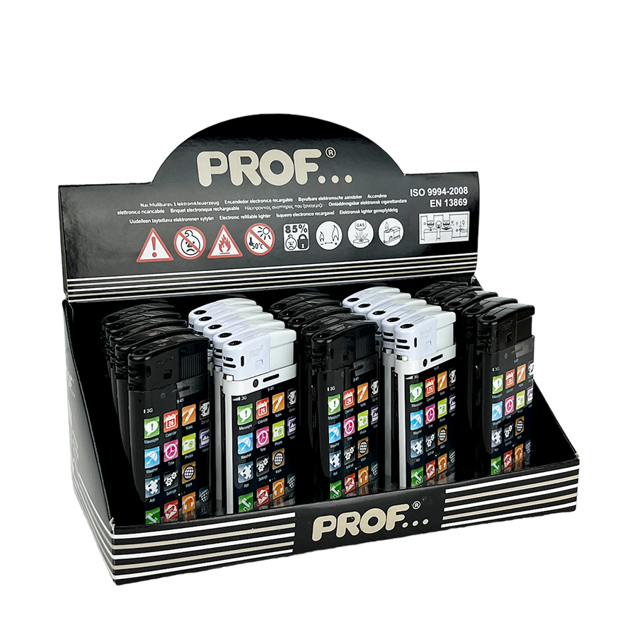 Accendino professionale elettrico iPhone nero