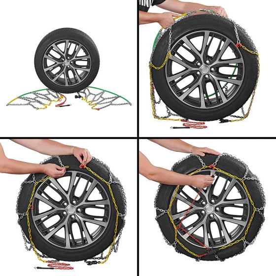 Proplus Cadenas de nieve 9 mm (235 60-13 a 215 35-18) 2 piezas