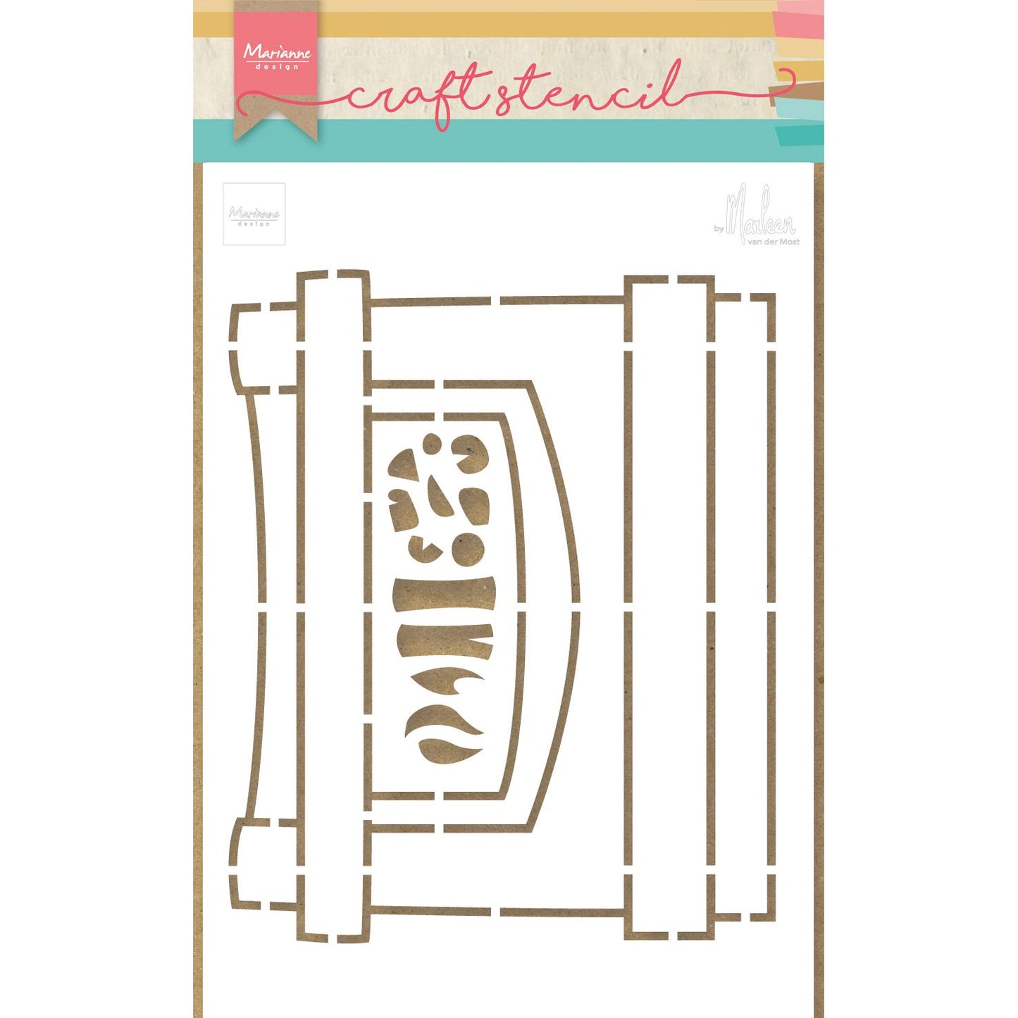 Design Marianne • caminetto con stencil artigianale di marleen