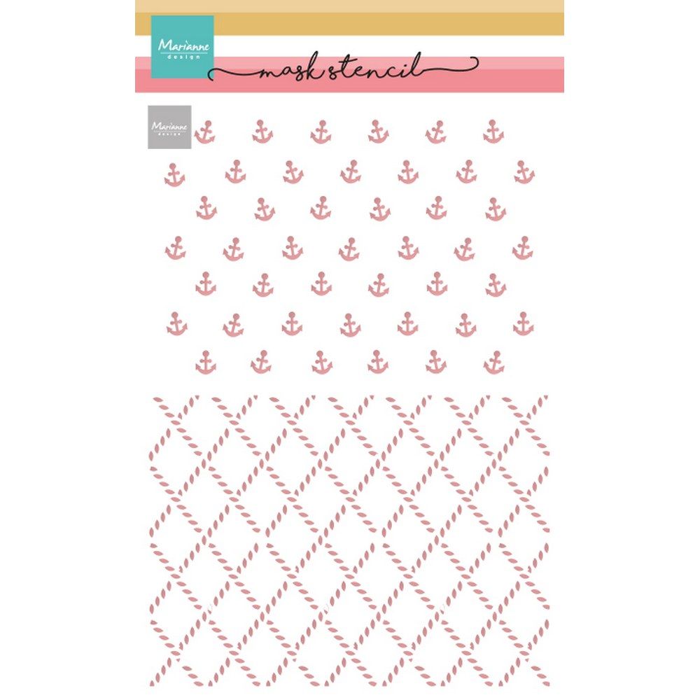 Design Marianne • maschera stencil 2 strati nautici
