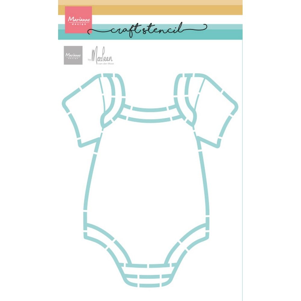 Design Marianne • tutina con stencil artigianale di marleen