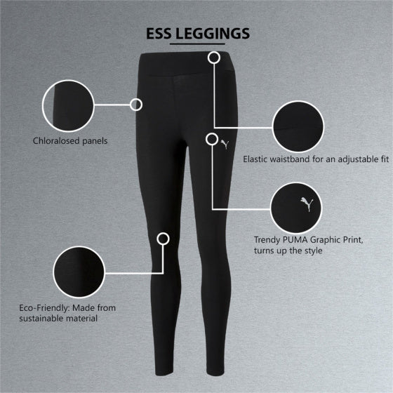 Puma ESS SportLegging Dames Zwart maat L