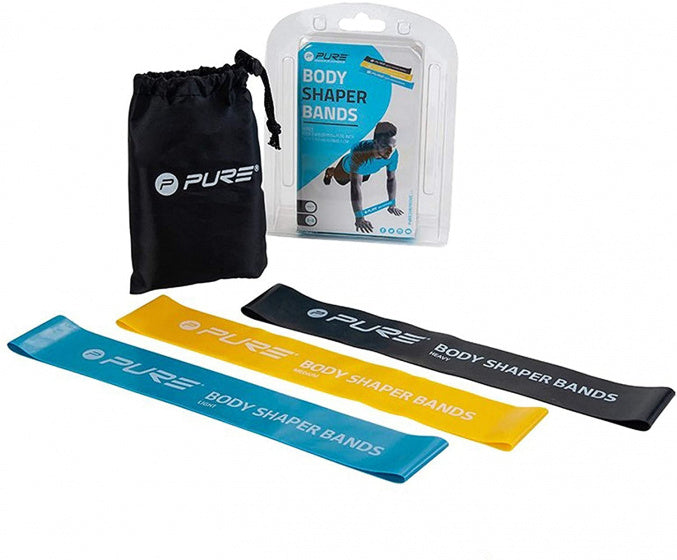 Bande di resistenza Pure2imProve Men 30 x 5 cm Latex 3 pezzi