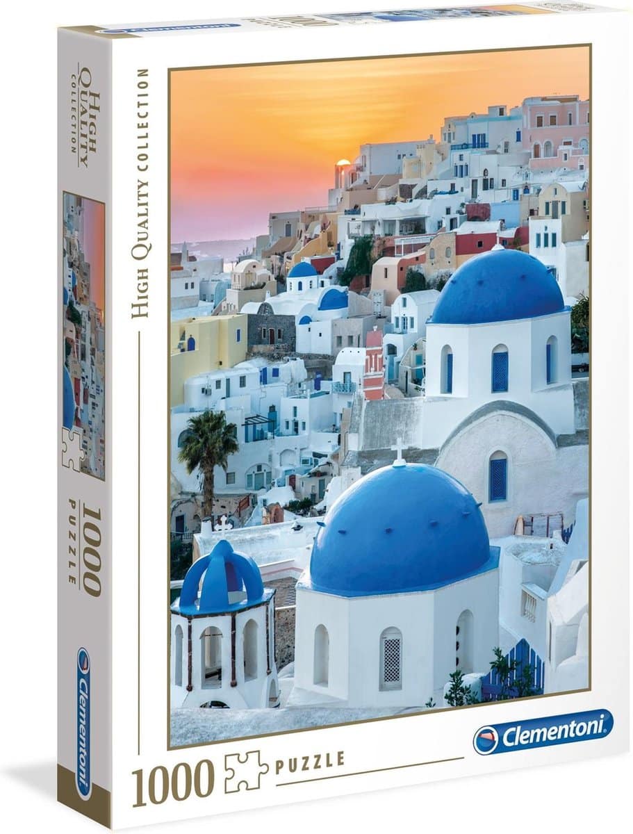 Puzzle Santorini Cityscape 1000 pezzi