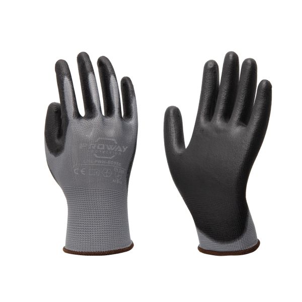 Baten trading company nylon handschoen polyester pu gecoat zwart l