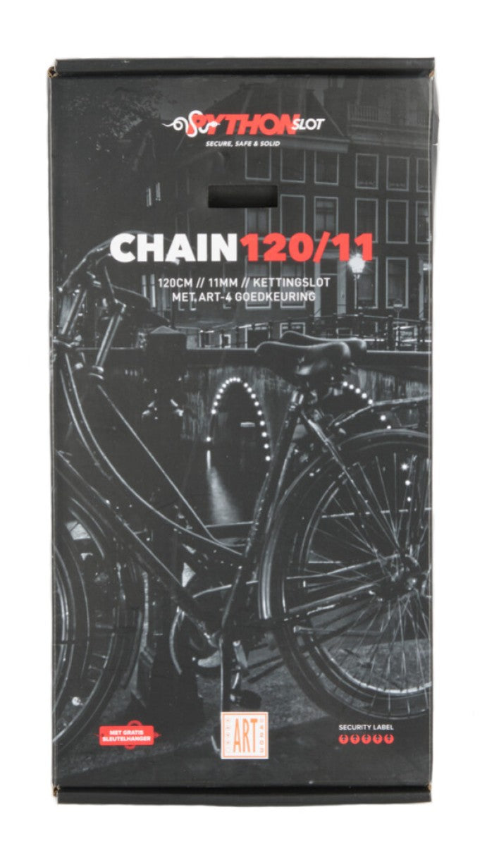 Python Chain Cadena Lock Nylon Hoes de nylon